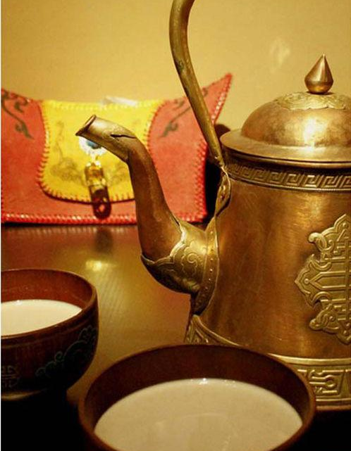 传统草原奶茶